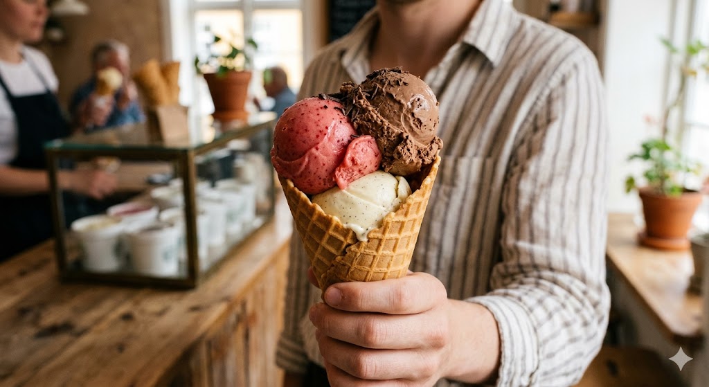 Da desserten stjal billedet: En personlig beretning om is, fester og det gode værtsskab